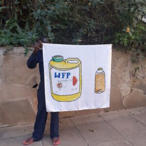 My Life is Art Silk Scarf: WFP Oil