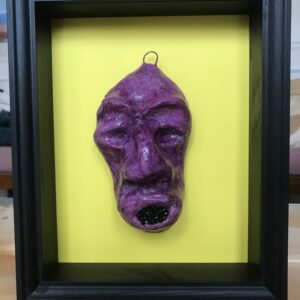 Hidden Treasure, paper purple mask