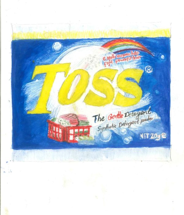 Toss powder